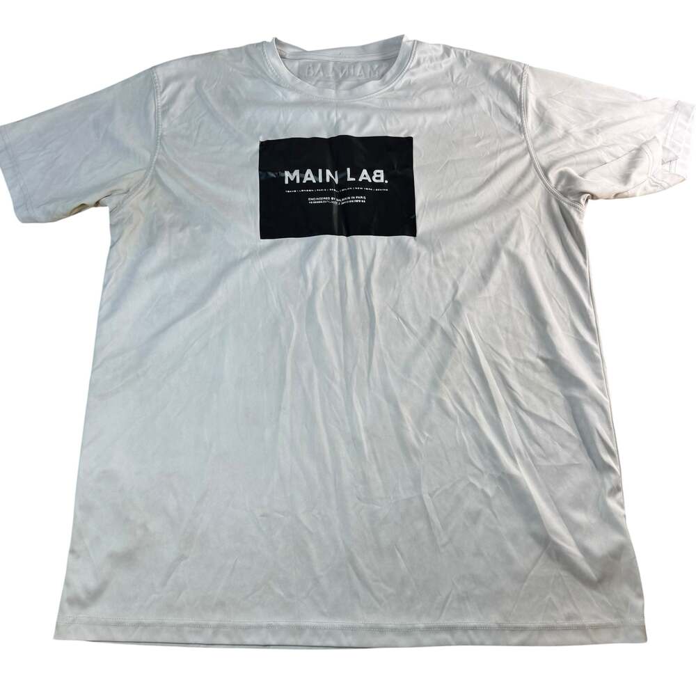 Main Lab Crewneck T-Shirt White